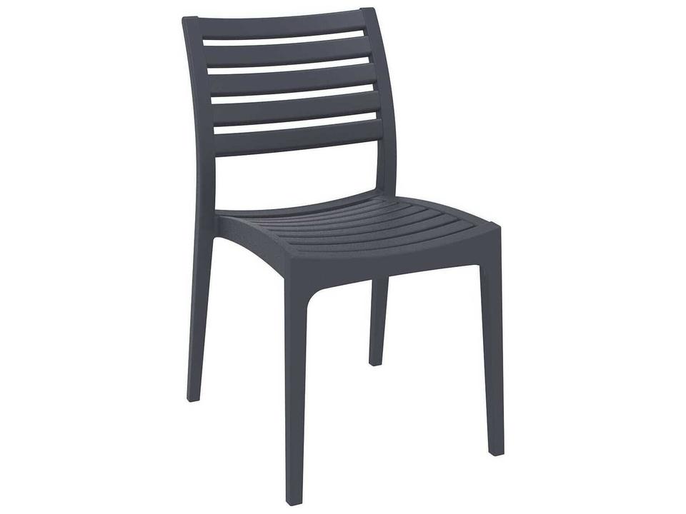 Ares Dark Gray Resin Dining Chair
