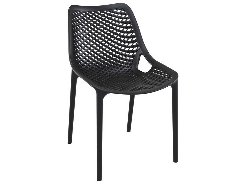 Air Black Polypropylene Resin Dining Chair