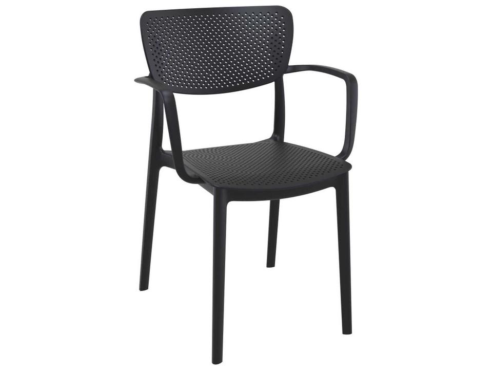 Loft Black Polypropylene Dining Chair