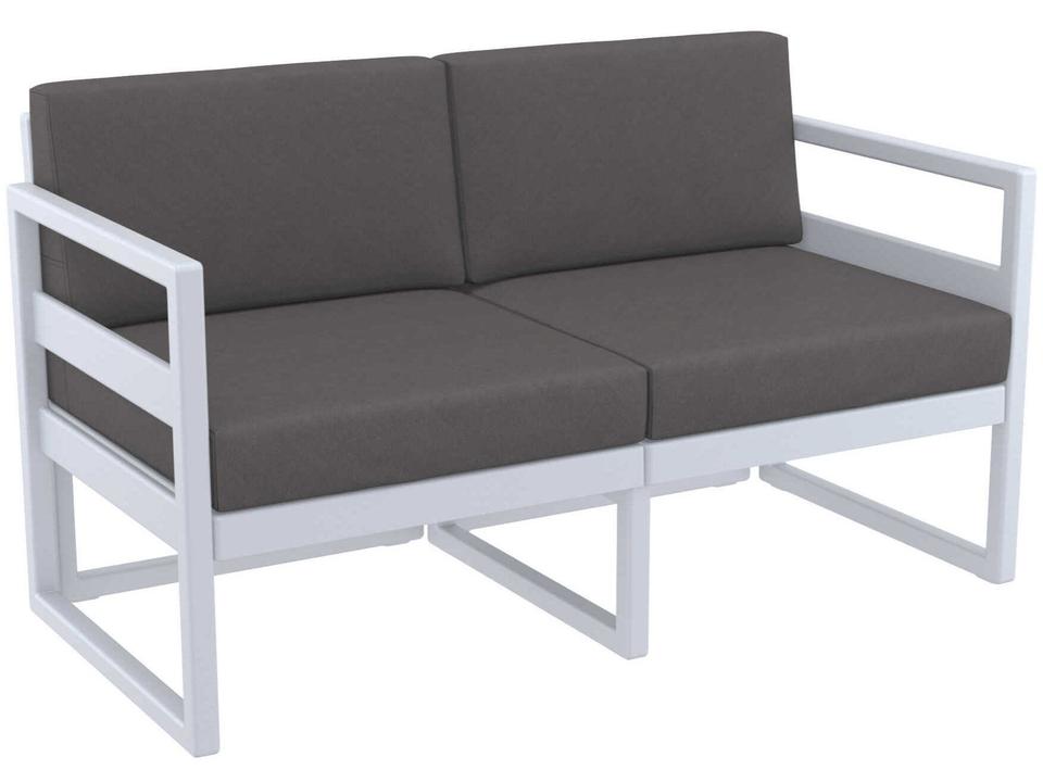 Mykonos Resin Outdoor Loveseat