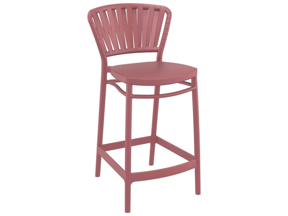 Portofino Marsala Polypropylene Counter Stool