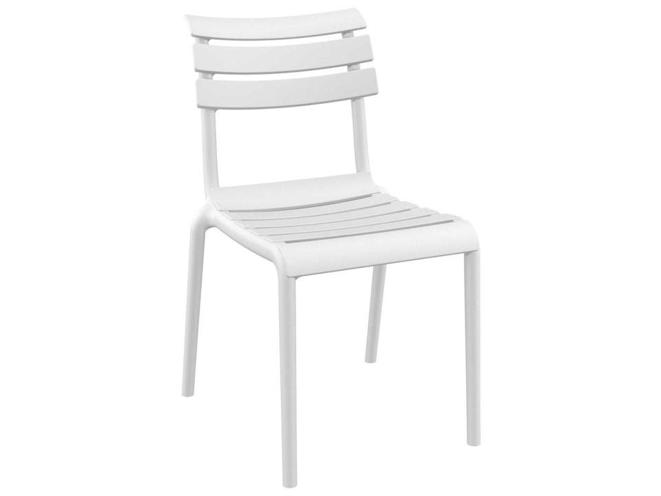 Helen White Polypropylene Dining Chair