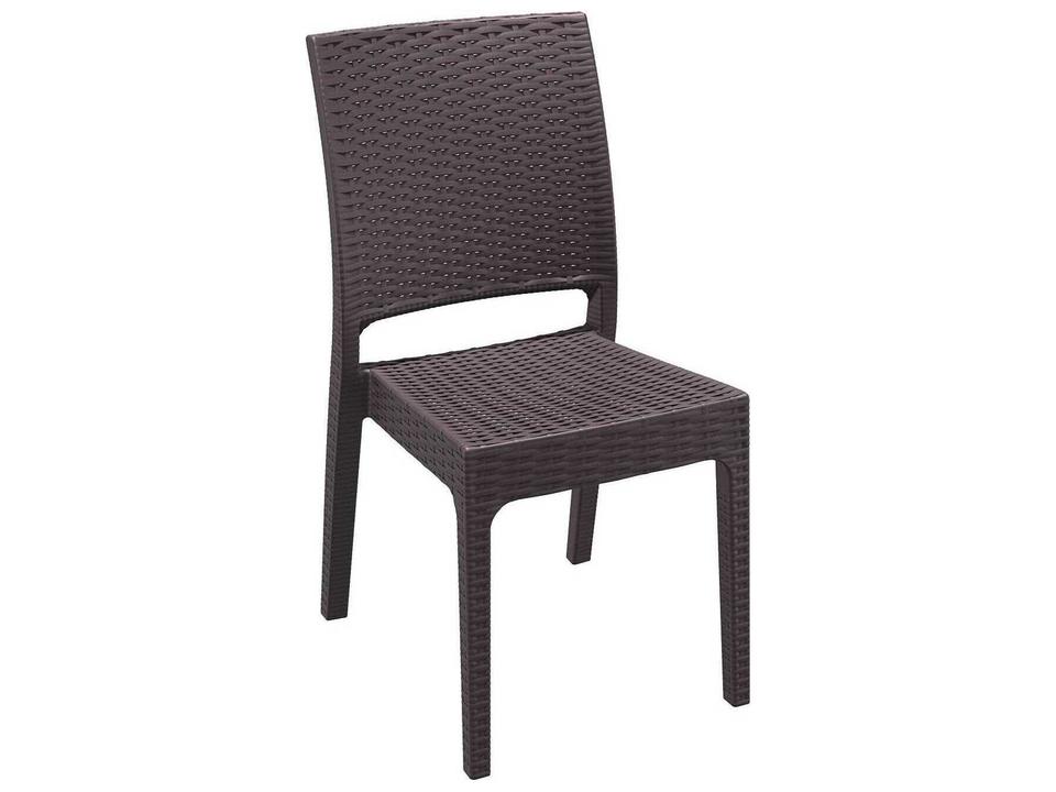 Florida Brown Resin Dining Chair