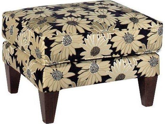 Essentials Transitional Upholstered Ottoman