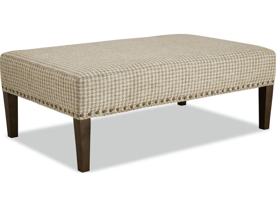 Essentials Cocktail Ottoman with Tapered Legs