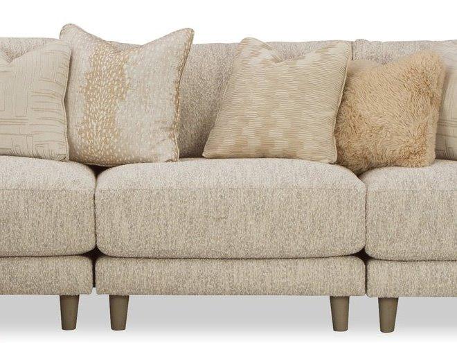 CM Modern Armless Chair and a Half Modular Seating