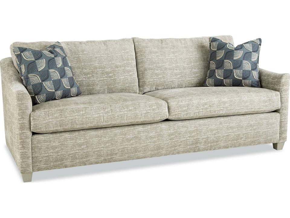 CM Modern 89 Inch 2-Seat Upholstered Sofa with Flared Arms