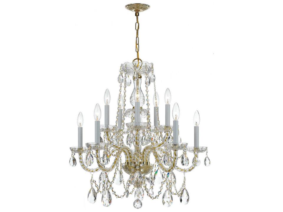 10-Light Traditional Crystal Chandelier