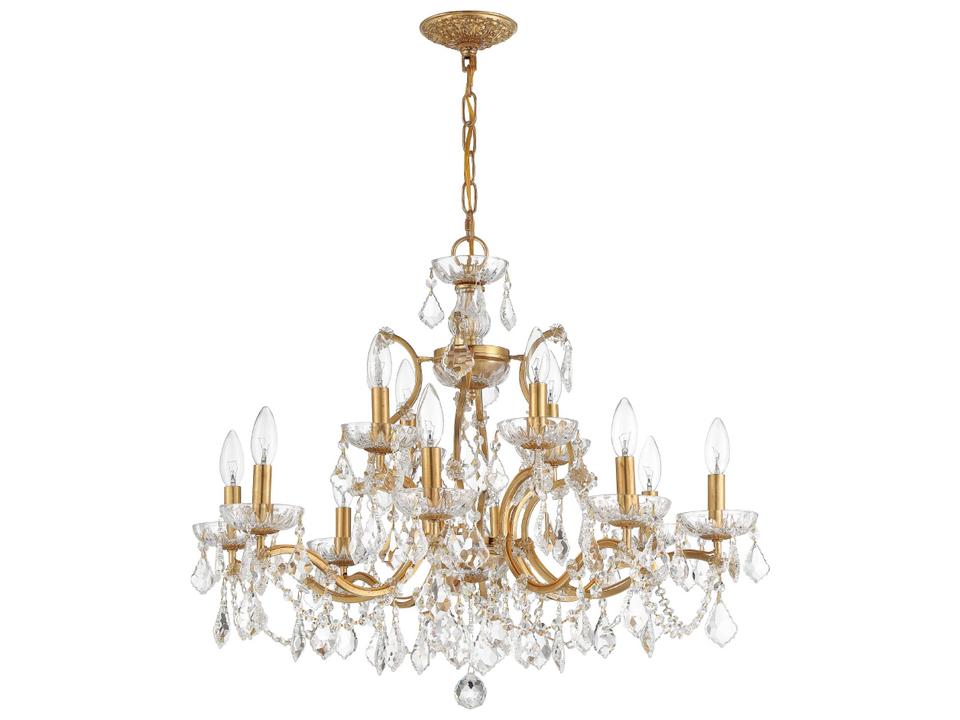 12-Light Filmore Crystal Chandelier