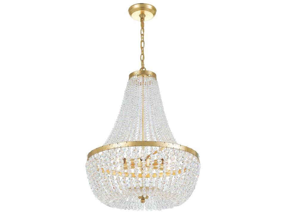 6-Light Rylee Chandelier with Crystal Beads
