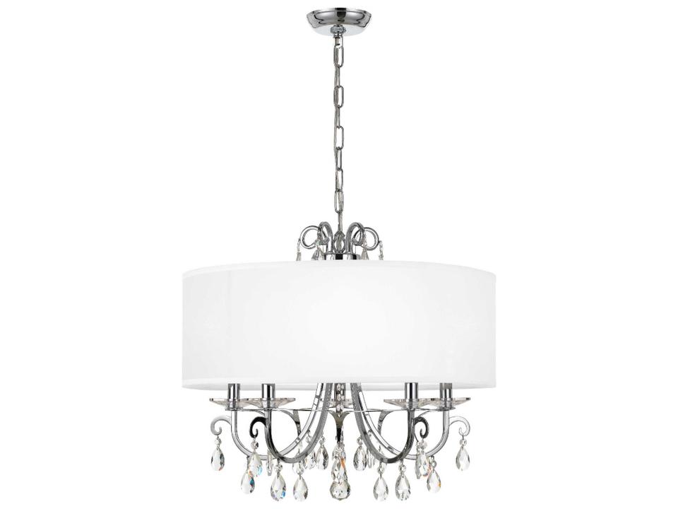 Othello 5-Light Drum Chandelier with Crystal Accents