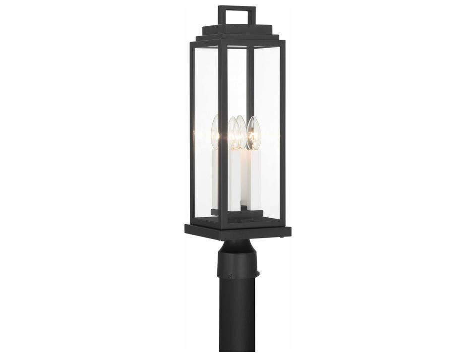 Aspen 4-Light Outdoor Post Light in Matte Black