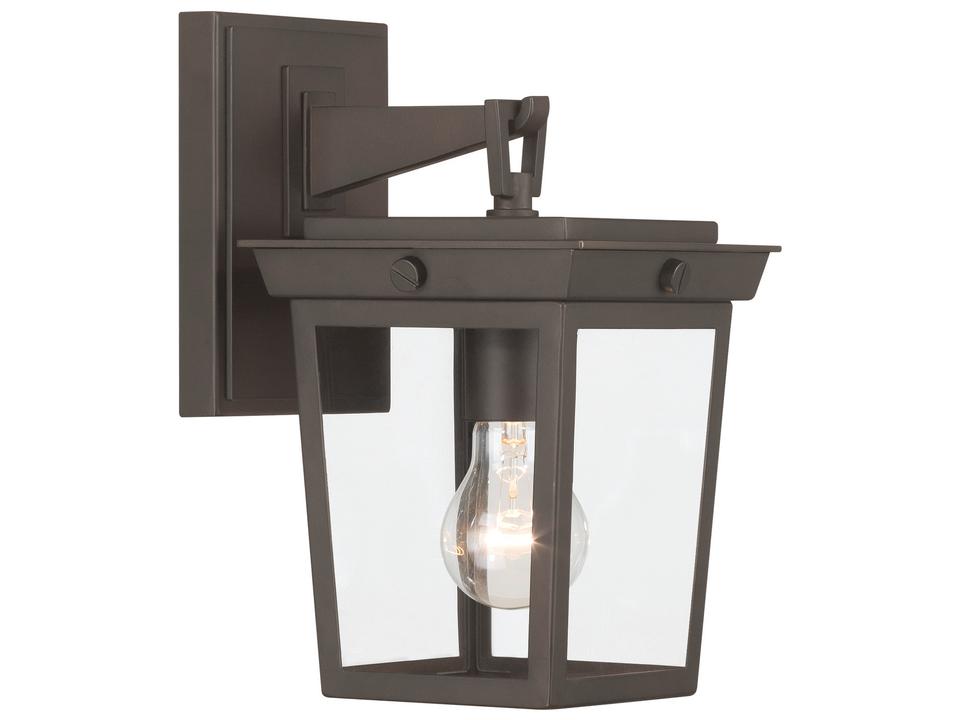 Belmont 1-Light Outdoor Wall Sconce in Twilight Bronze