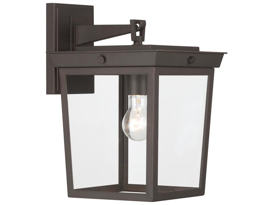 Belmont 1-Light Outdoor Wall Sconce in Twilight Bronze