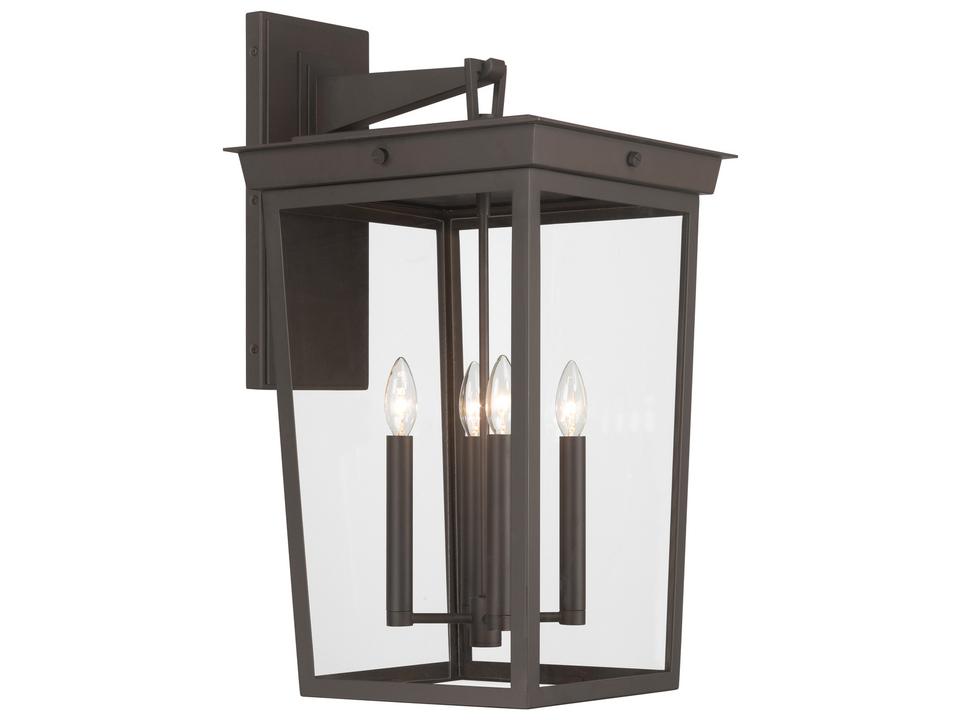 Belmont 4-Light Outdoor Wall Sconce in Twilight Bronze
