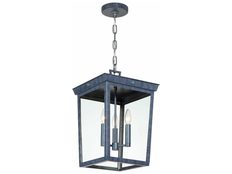 Belmont 3-Light Outdoor Hanging Light in Graphite