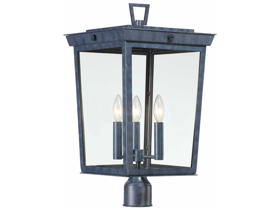 Belmont 3-Light Outdoor Post Light in Graphite