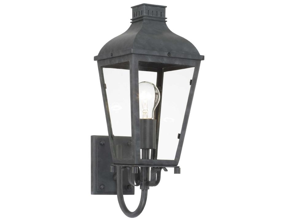 Dumont 1-Light Outdoor Wall Sconce in Graphite