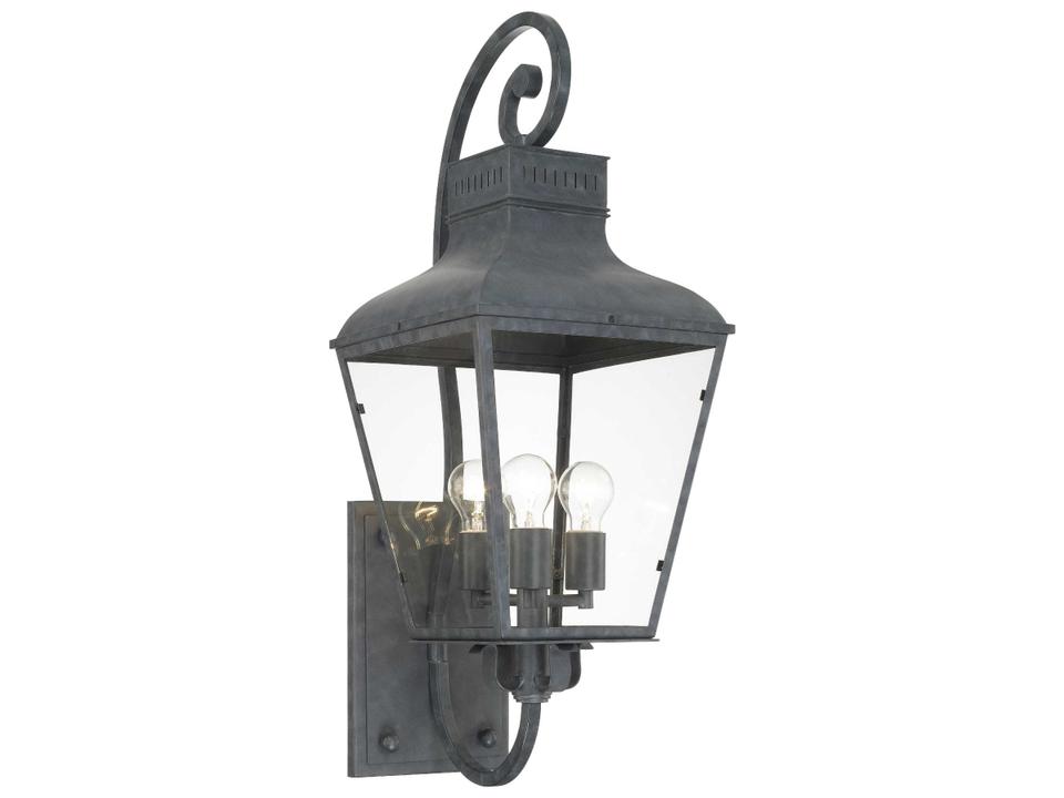 Dumont 3-Light Outdoor Wall Sconce in Graphite