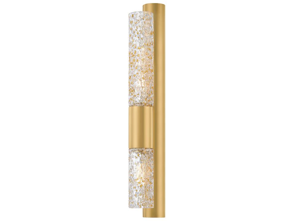Ivalo 2-Light Wall Sconce in Vintage Brass