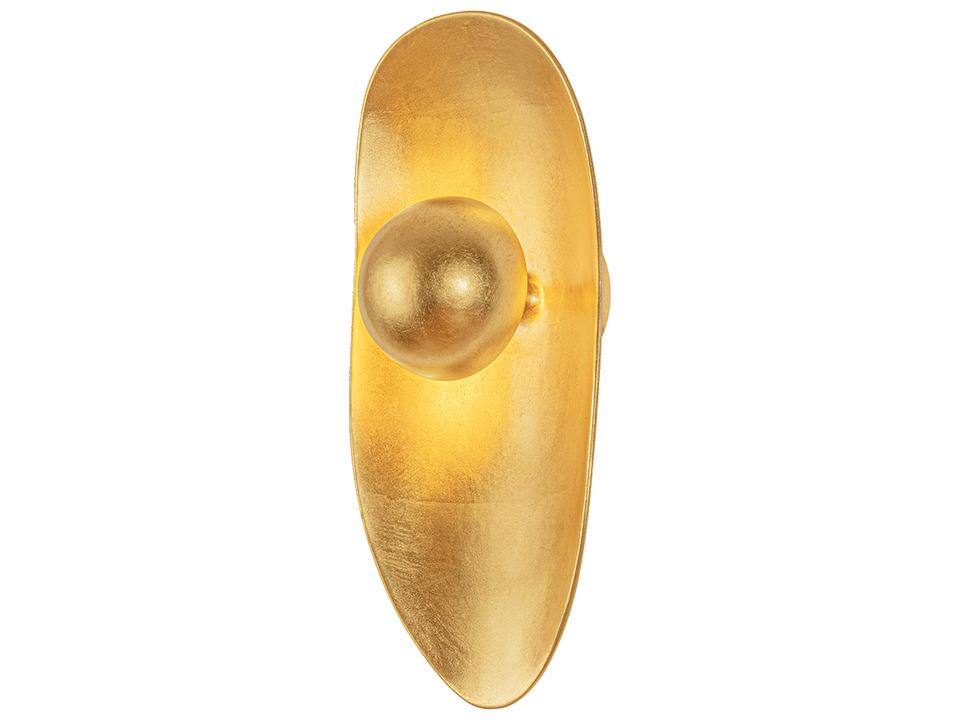 Meena LED Wall Sconce in Vintage Gold Leaf