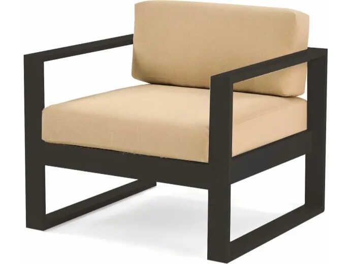 Space Cast Aluminum Outdoor Lounge Chair with Cushion