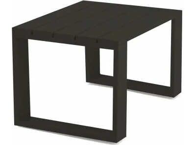 Space Aluminum Square Patio End Table