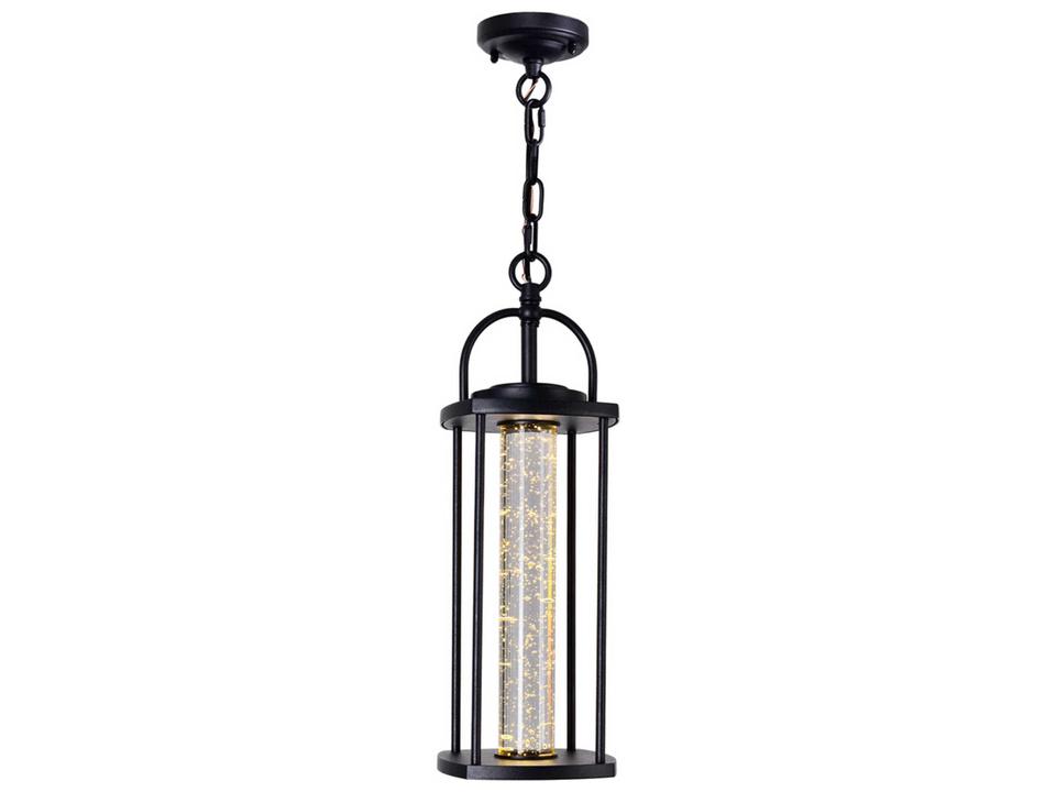 Greenwood 1-Light Outdoor Hanging Light in Black