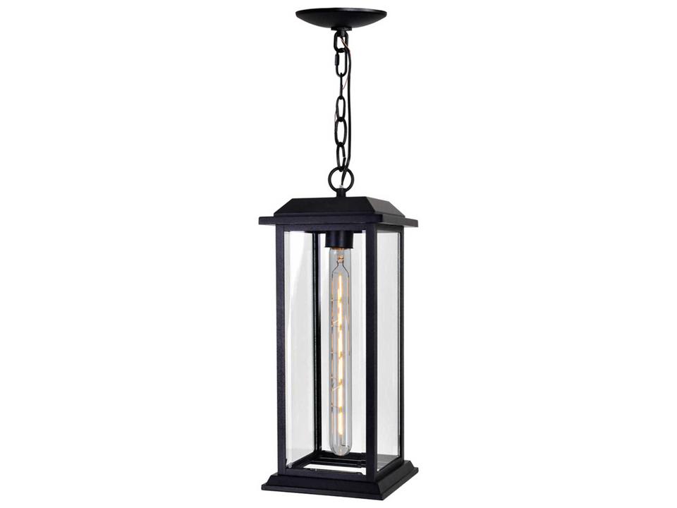 Blackbridge 1-Light Outdoor Hanging Light in Black