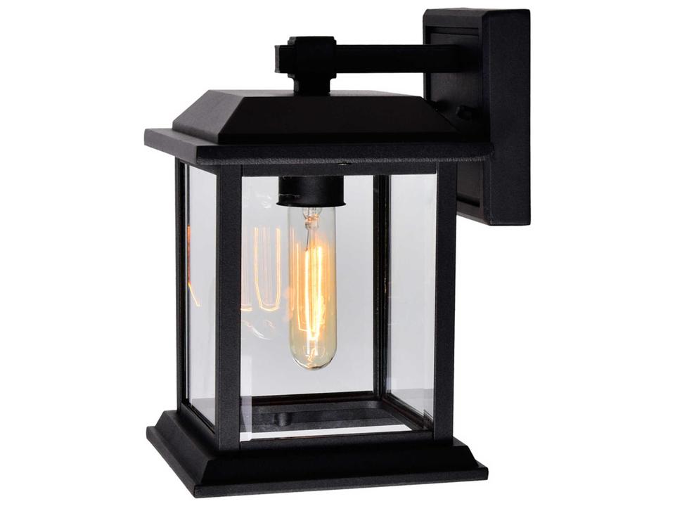 Blackbridge 1-Light Outdoor Wall Lantern in Black