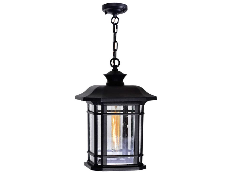 Blackburn 1-Light Outdoor Hanging Light in Black