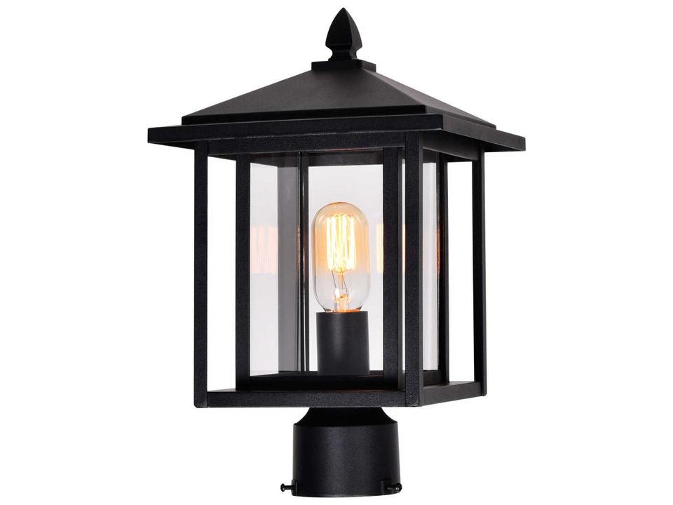 Crawford 1-Light Outdoor Post Light in Black