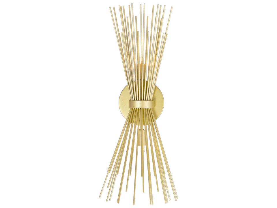 Savannah 2-Light Wall Sconce in Gold Leaf Finish
