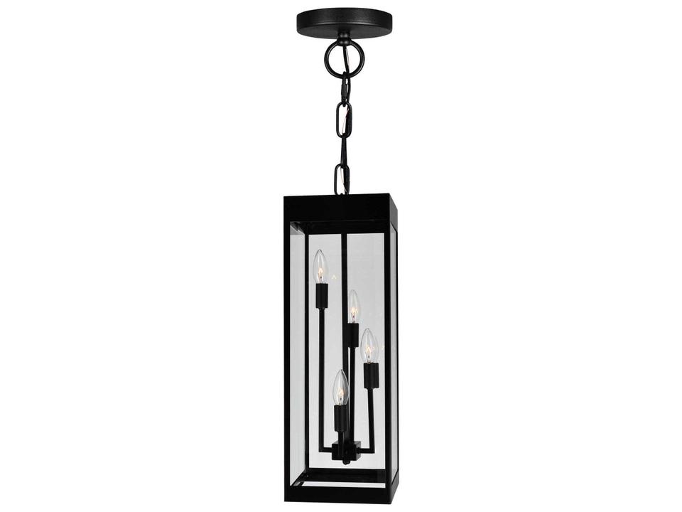 Windsor 4-Light Outdoor Pendant Light in Black