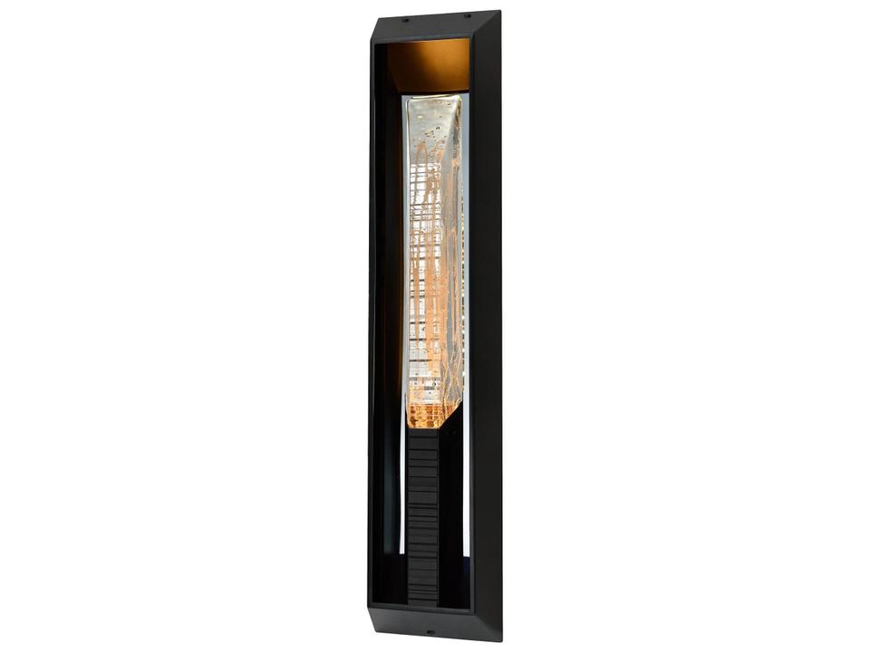 Petra 29-Inch Integrated LED Outdoor Wall Light in Sand Black
