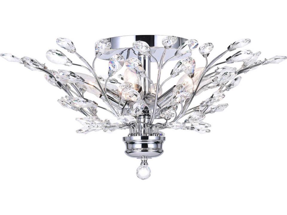 Ivy 6-Light Chrome Semi Flush Mount