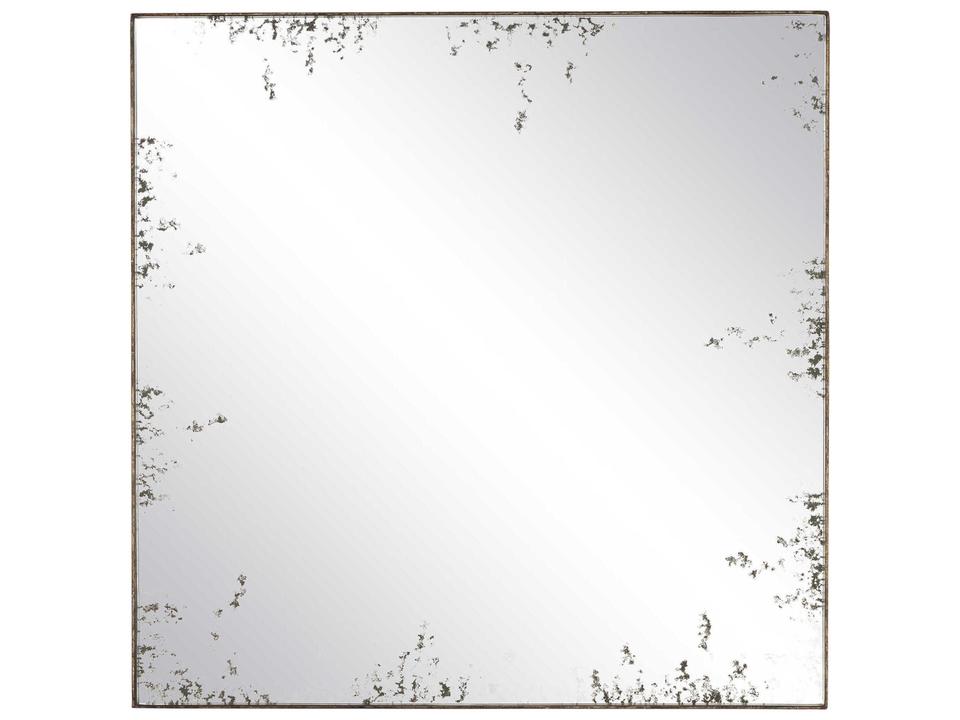 Rene Pyrite Bronze Square Antique Mirror