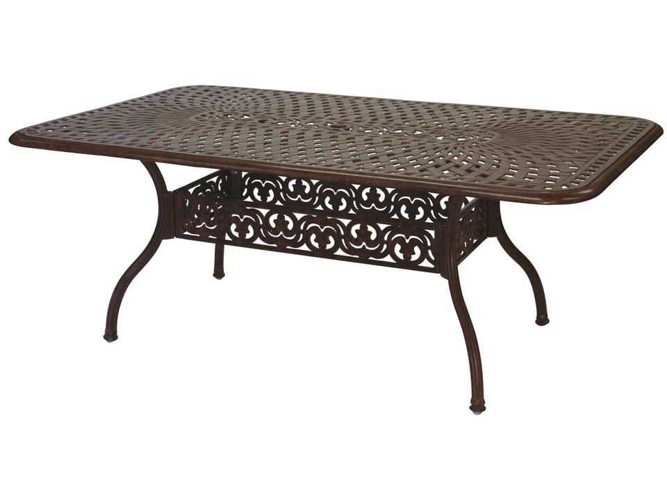 Series 60 72 x 42 Inch Cast Aluminum Dining Table