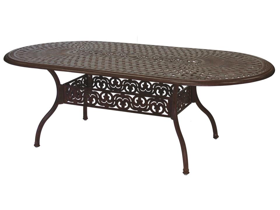 Darlee Series 60 84-Inch Oval Dining Table