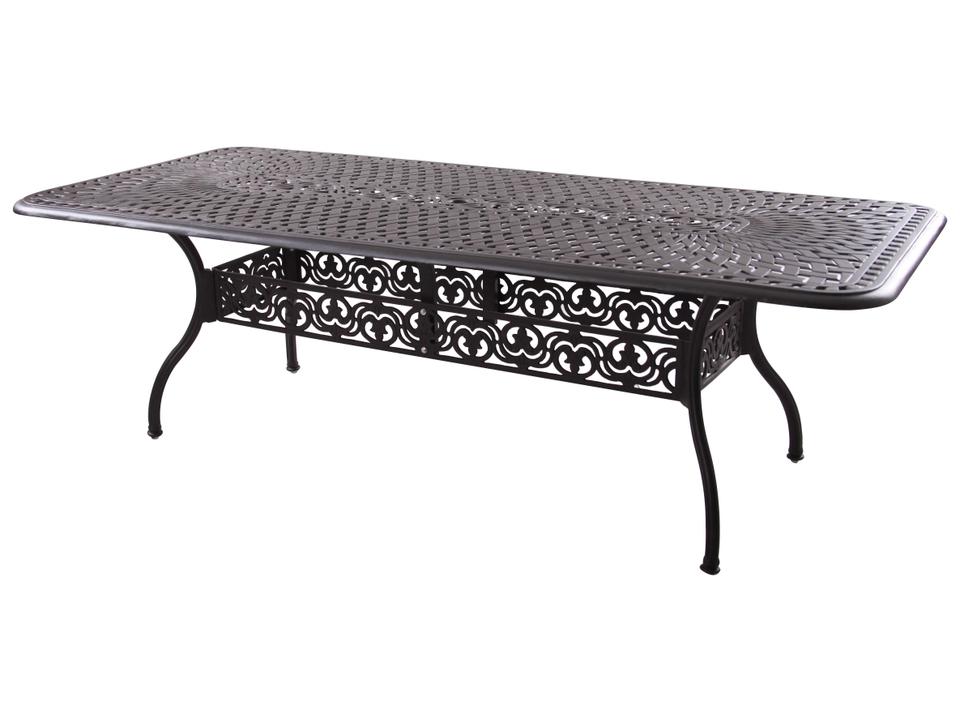 Series 60 92-Inch x 42-Inch Rectangular Cast Aluminum Dining Table