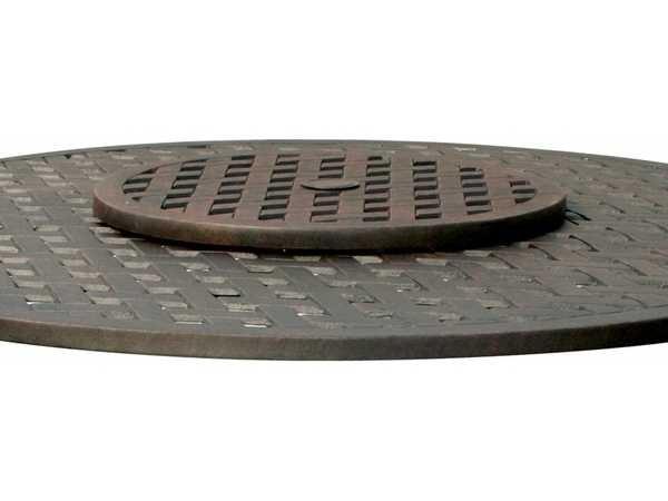 Signature 28-Inch Round Cast Aluminum Lazy Susan
