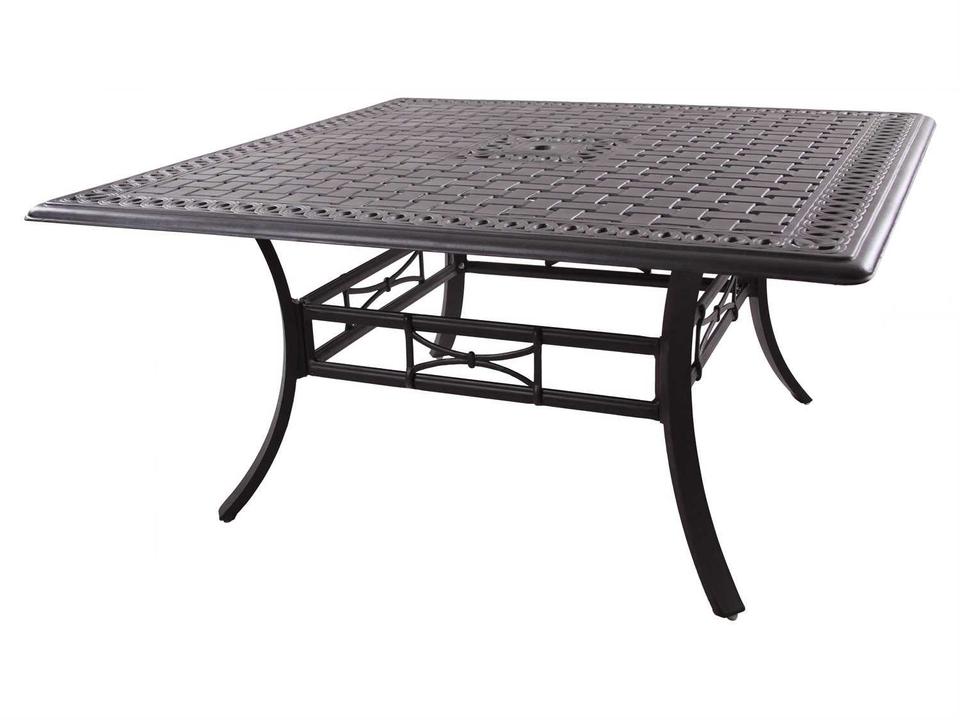 Series 88 60-Inch Square Counter Height Dining Table in Antique Bronze