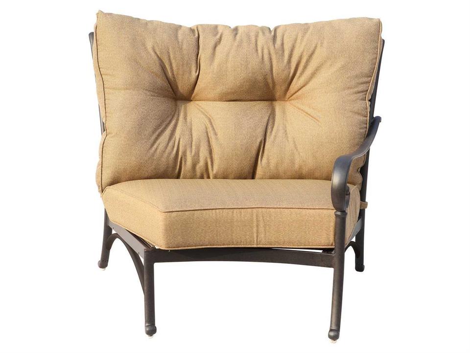 Santa Anita Replacement Crescent Sectional Right-facing Arm Chair Seat and Back Cushion