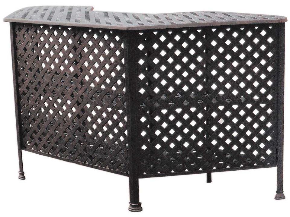 Series 30 82-Inch Cast Aluminum Party Bar in Antique Bronze