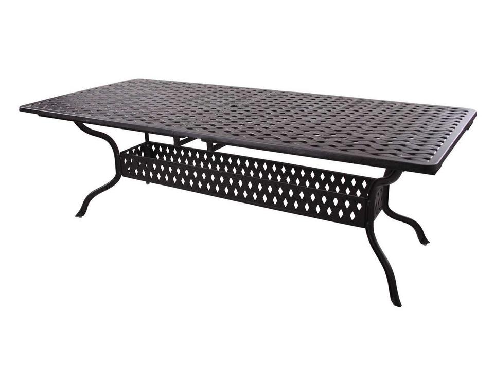 Darlee Series 30 92-Inch Rectangular Dining Table in Antique Bronze
