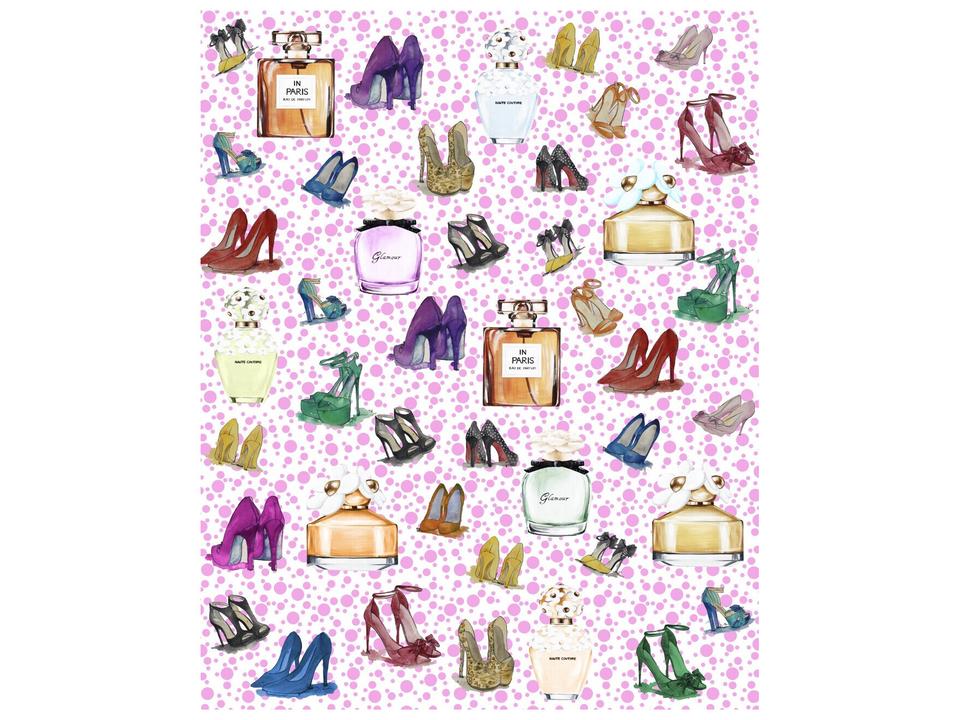 Object Collection A Girls Closet is Never Complete II Wall Art Hand Embellished