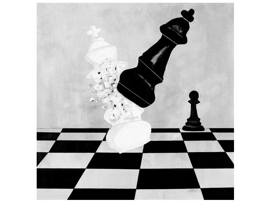 Kinky Kick Hand Embellished Giclée Wall Art