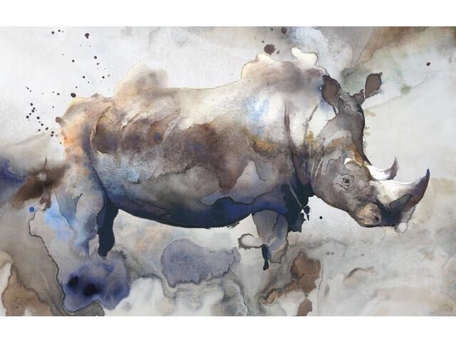 Grassland Grazer Hand Embellished Giclee Wall Art