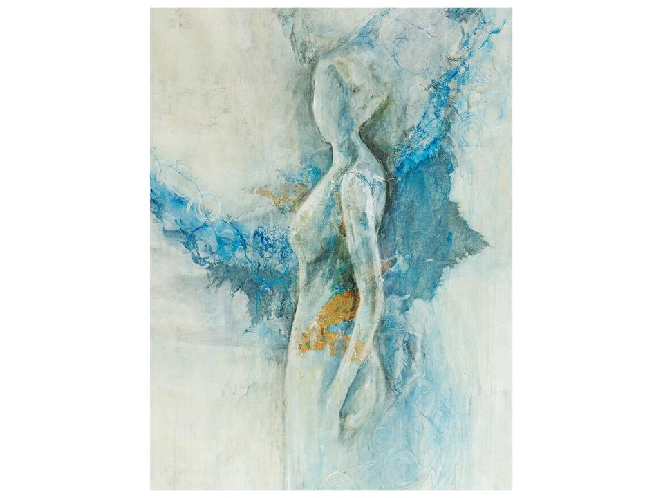 Foggy Mistress Hand Embellished Giclee Wall Art