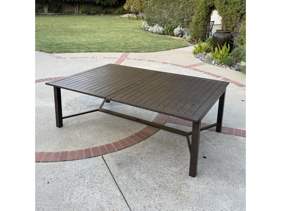 Atlantis 118-Inch Extension Dining Table in Walnut